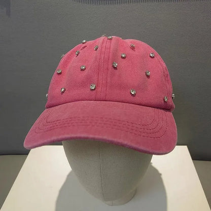 Fashion Women Spring Summer Diamonds Visors