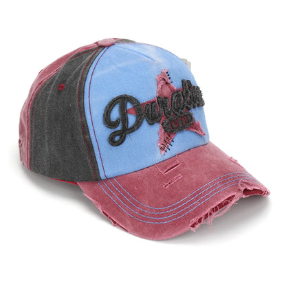 Plaid Washed Baseball Cap - Men's and Women's Hat