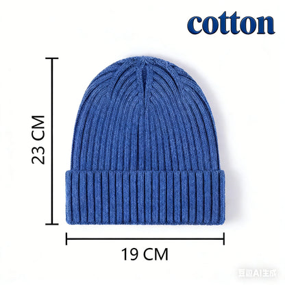 Autumn  Winter Short Warm Melon Hat Men