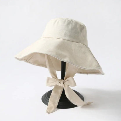 Summer Spring Japan Tie Bucket Hat Women