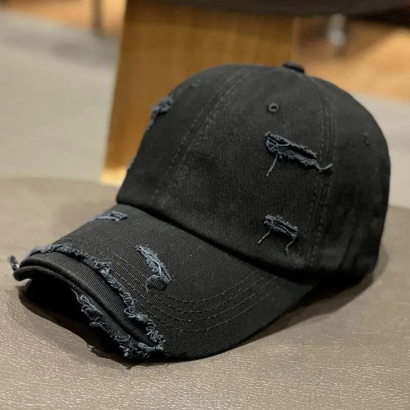 Retro Women Baseball Cap Solid Color Snapback Hat