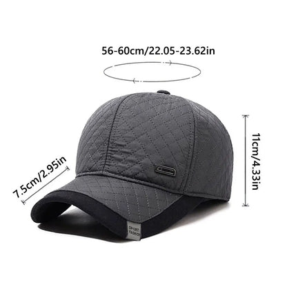 Sports Velvet Warm Men Baseball Cap