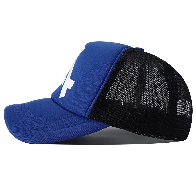 Designer 5 Panel Trucker Hat for Big Head Baseball Caps for Women Men