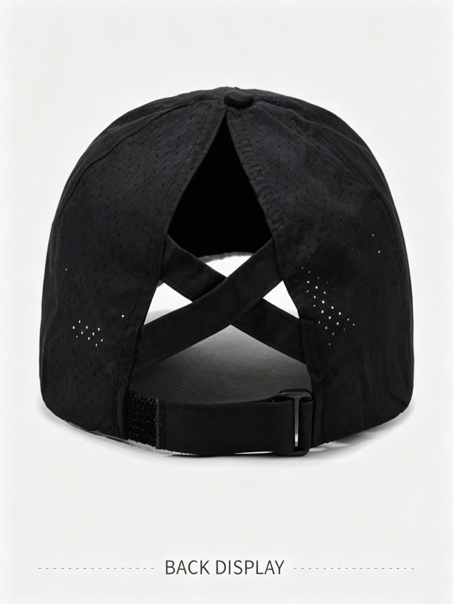 Criss Cross Ponytail Hat Quick Drying Baseball Cap