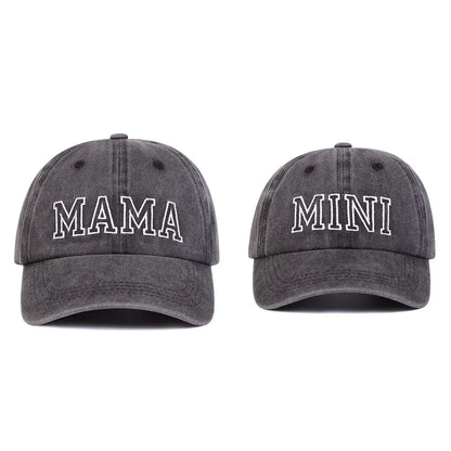 Embroidered Letters Mama Mini Parent-Child Baseball Cap European and American Fashion Cap Wholesale