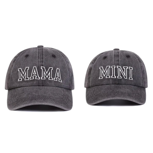 Embroidered Letters Mama Mini Parent-Child Baseball Cap European and American Fashion Cap Wholesale