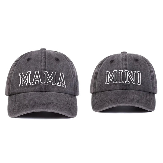 Embroidered Letters Mama Mini Parent-Child Baseball Cap European and American Fashion Cap Wholesale