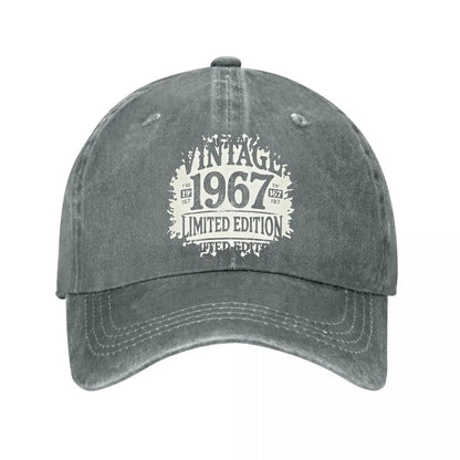 Vintage 1967 Limited Edition Distressed Baseball Cap 2026