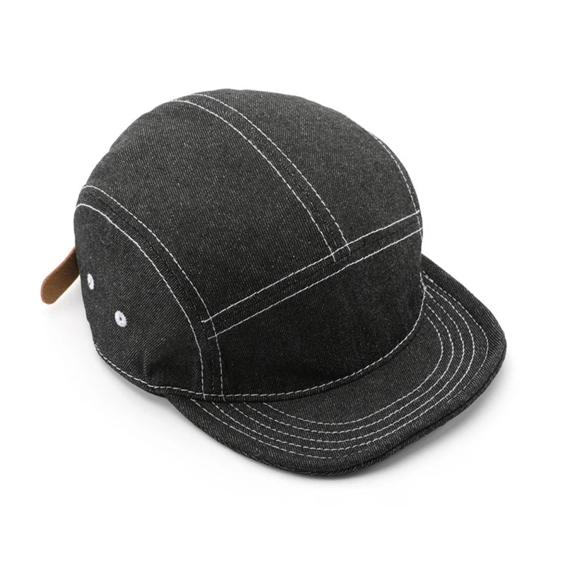 Denim Short Soft Brim Baseball Cap