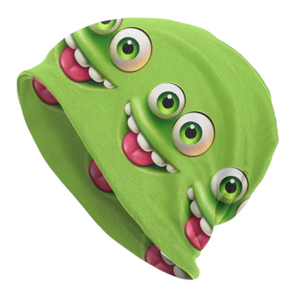 Funny Expression Bonnet Hat Knitted Hats Men Women