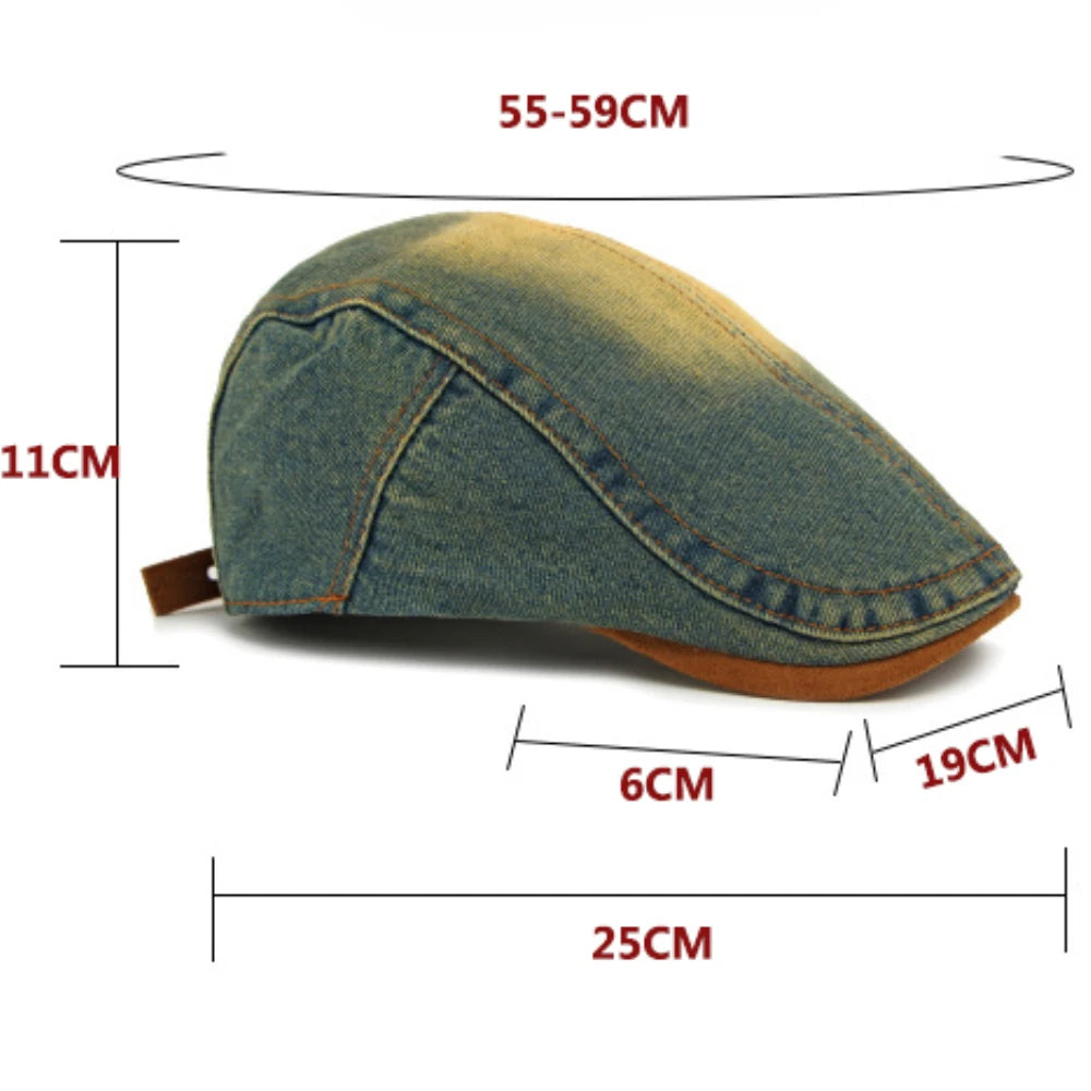 Men Women Vintage Artist Painter Beret Hat
