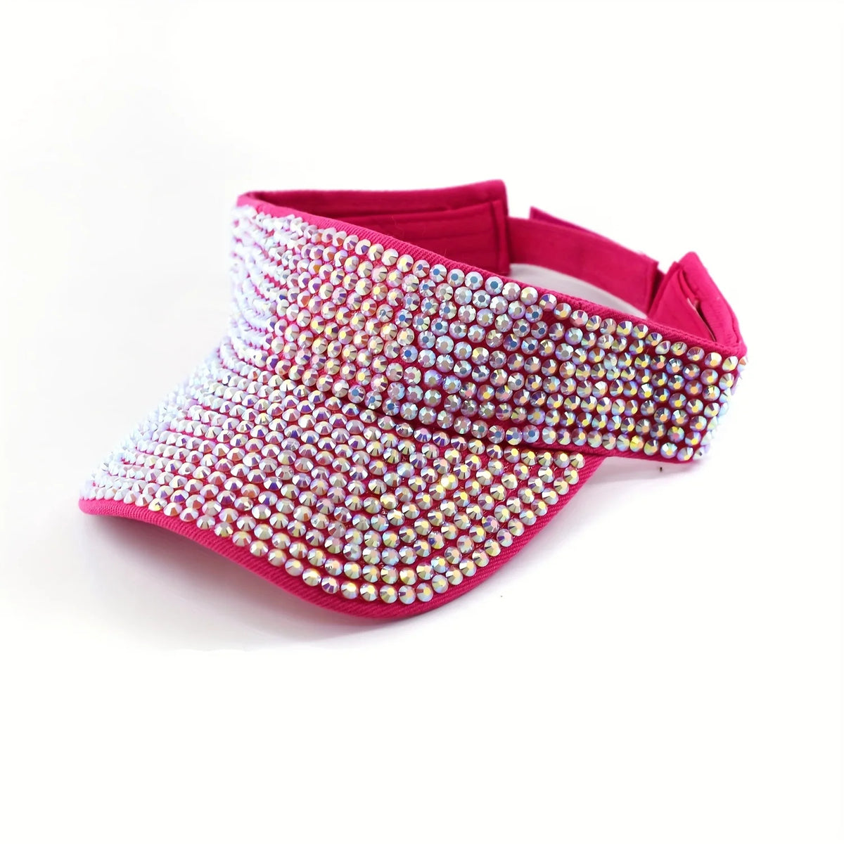New Women's Shiny Rhinestone Sun Hat