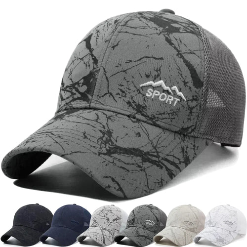 Unisex Camouflage Mesh Baseball Cap Summer Hat