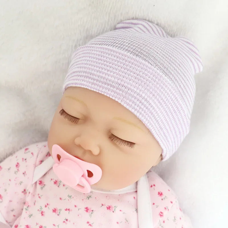 Cute Newborn Baby Hat Infant Girl Boy Comfy Striped Hospital Cap