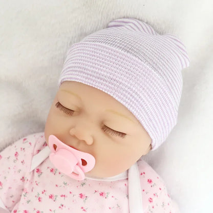 Cute Newborn Baby Hat Infant Girl Boy Comfy Striped Hospital Cap