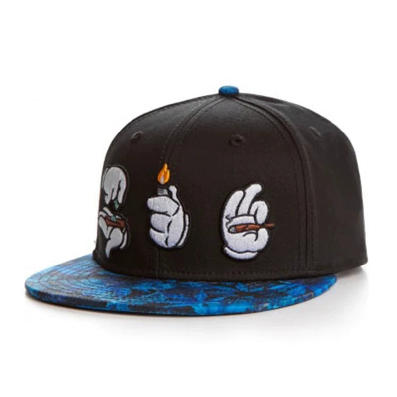 Fashion Black Leather Cap Adult Outdoor Casual Sun Baseball Cap