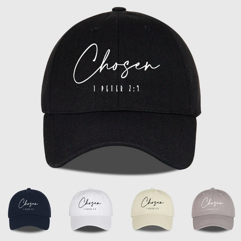 Fashion Chosen  Printed Soft Peak Baseball Cap Adjustable Curved Peak Dad Cap Perfect Camping and Hiking