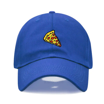 Pizza Embroidered Baseball Cap For Women Men