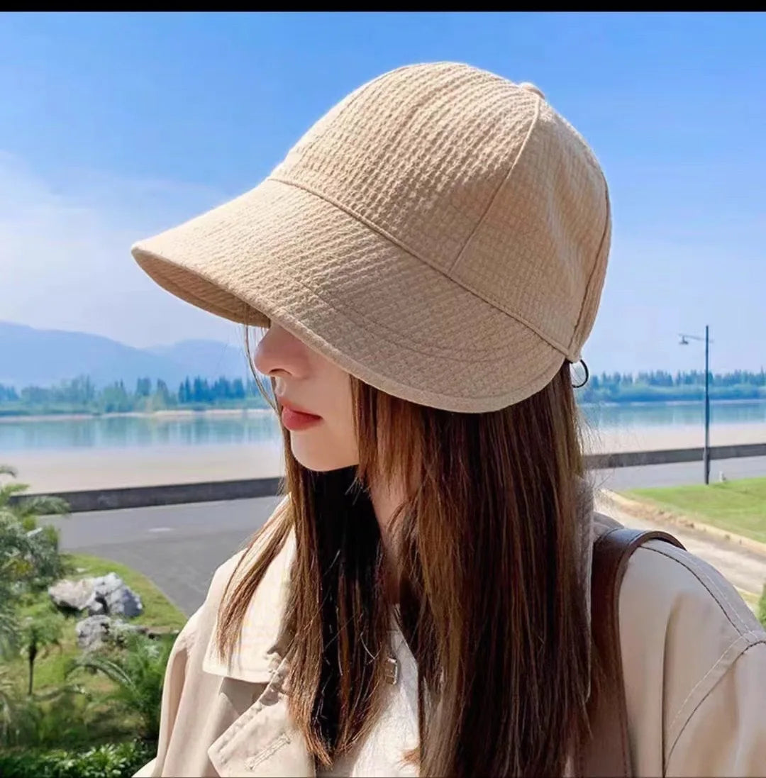 Ruth's Waffle Fisherman Hat Women Summer Fashion Sun Cap