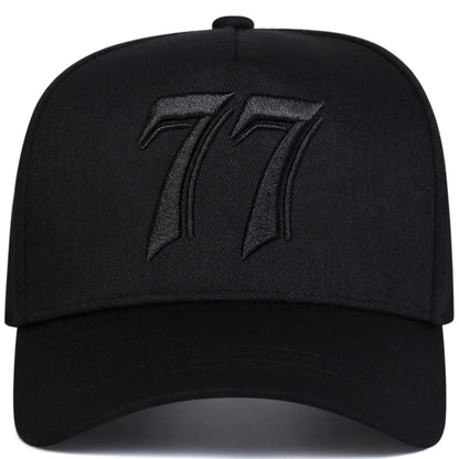 Unisex 77 Letter Embroidery Baseball Caps Spring Autumn