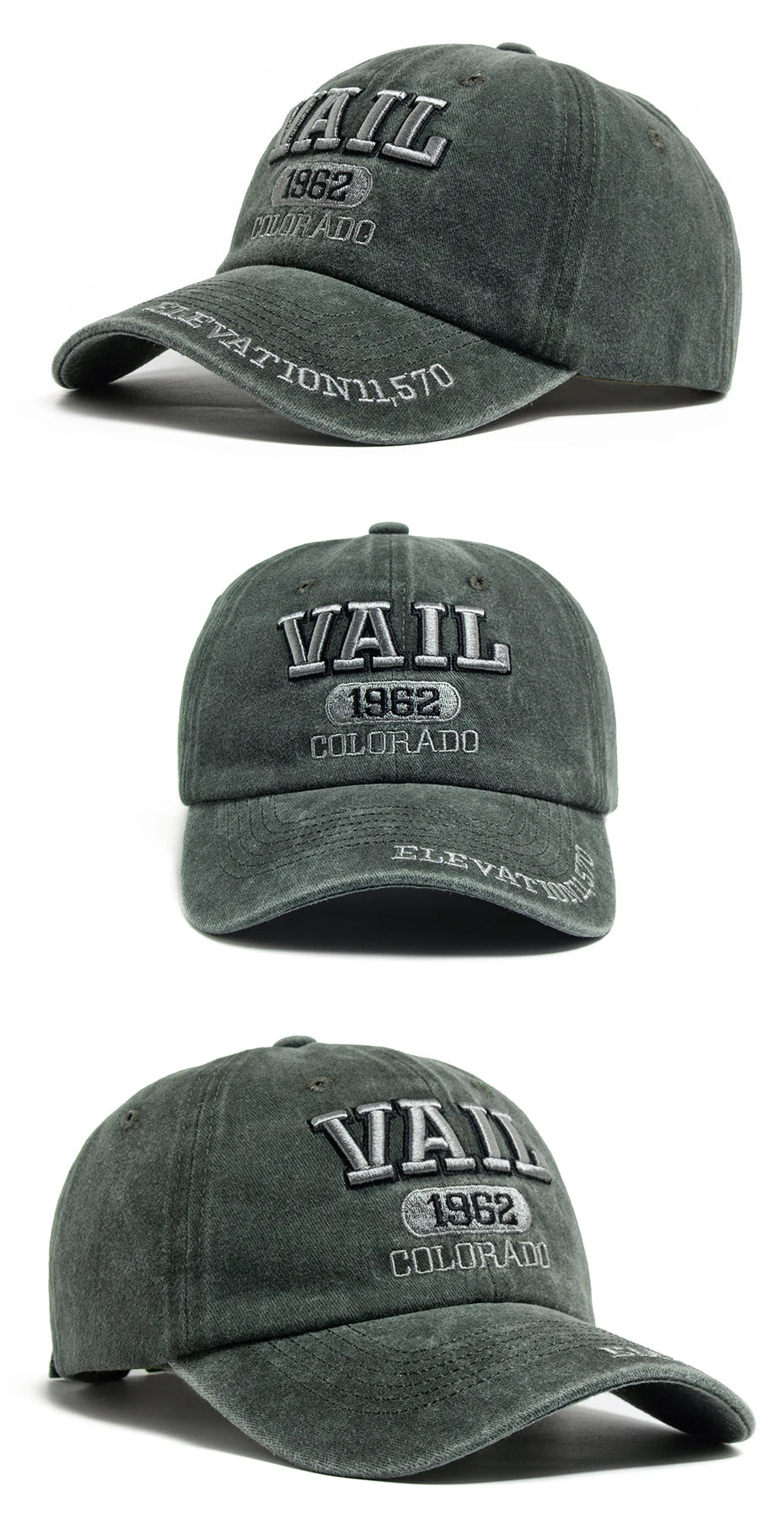 Men's Baseball Cap Fashion Vail Letter Embroidered Cotton Soft Top Women Hats