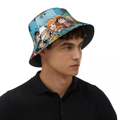 Women Men Bucket Hat One Piece Journey To The Final Island Spring