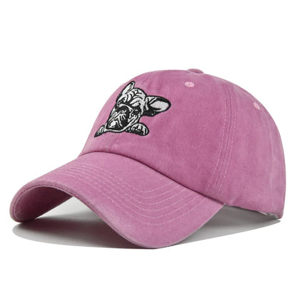 2026 Spring Summer Men Women Baseball Cap Dog Animals Embroidery Snapback Hats