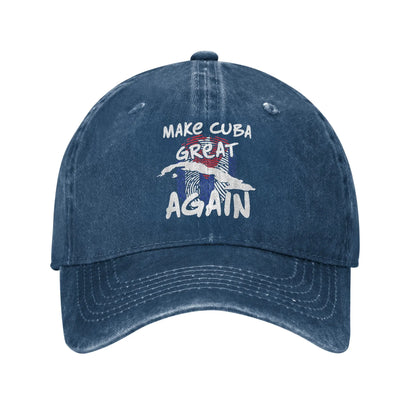 Make Cuba Great Again Sun Baseball Cap  Women Men