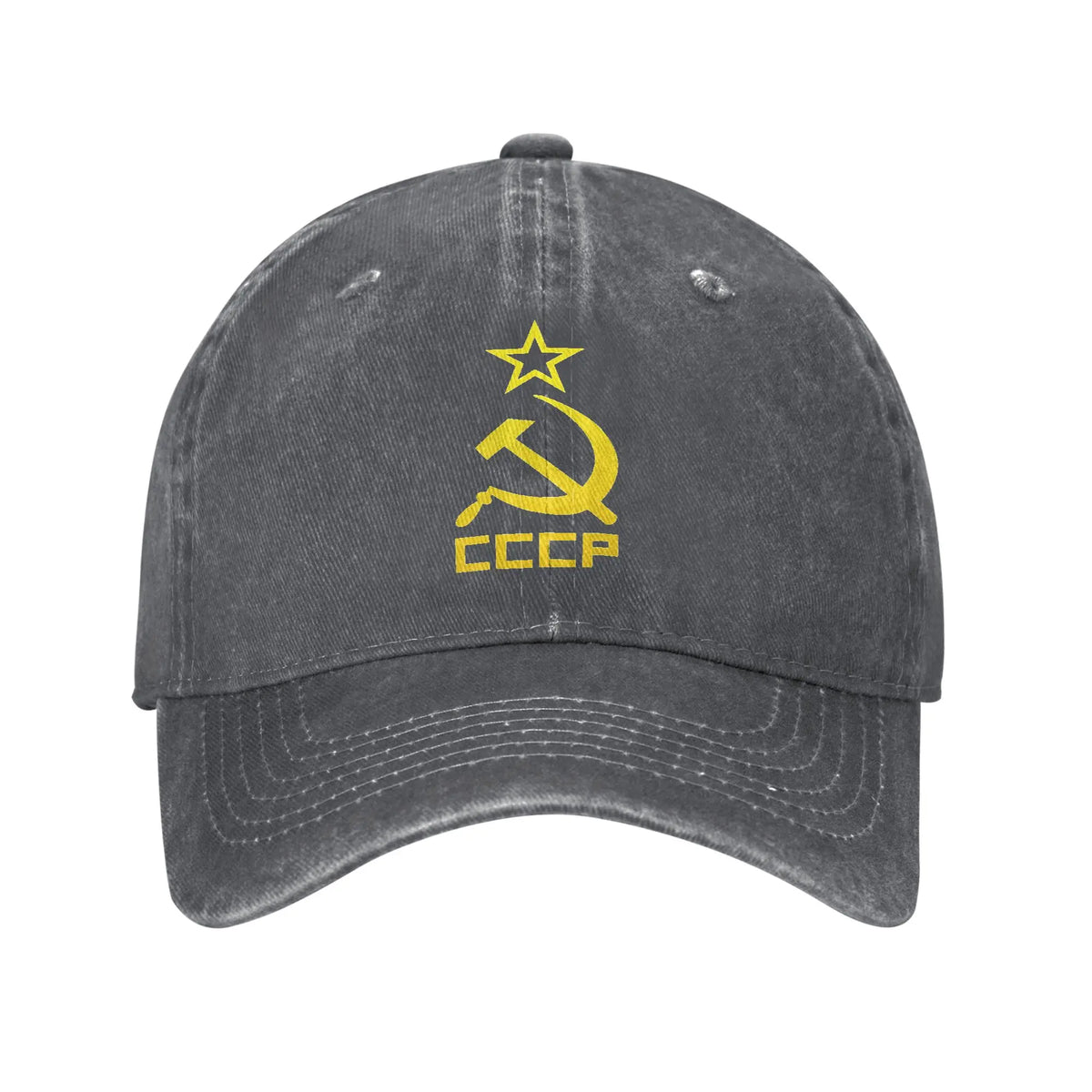 Russia CCCP USSR Soviet Union Adult Retro Cowboy Washed Baseball Caps Sunscreen Hat Girl Rock Snapback Cap