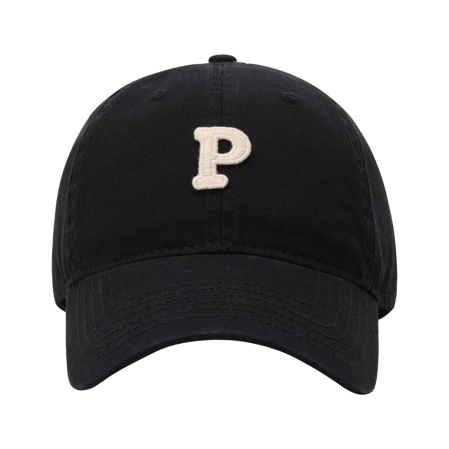 Letter P Duckbill Cap Casual Fashion Versatile Street Baseball Cap