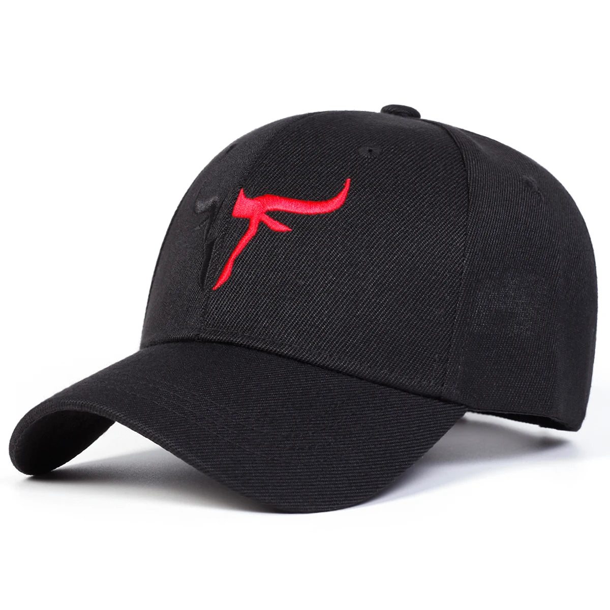 Unisex Personalized Bull Head Embroidery Baseball Caps Spring Autumn