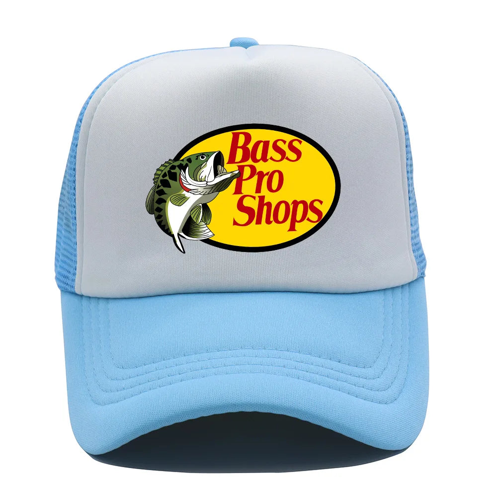 Fashion Fish Trucker Caps Men Funny Fishing Printing Hat Baseball Cap