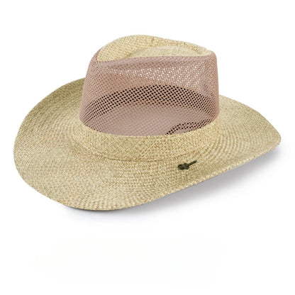 Summer Linen Hollowing Sun Hats British Gentleman Jazz Top Panama
