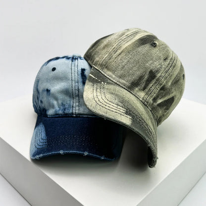 New Men Women Gradient Retro Distress Baseball Hats