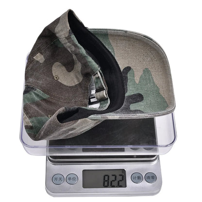 Unisex Hiking Camouflage Tactics Baseball Cap Leaves Jungle Hat Unstructured Panel Soft Top Sun Baseball Cap