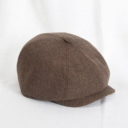 New Tweed Kids Beret Cap Vintage Style Cute Retro Newsboy Hat