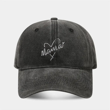 Four Seasons Cotton Geometric Embroidery Casquette Baseball Cap