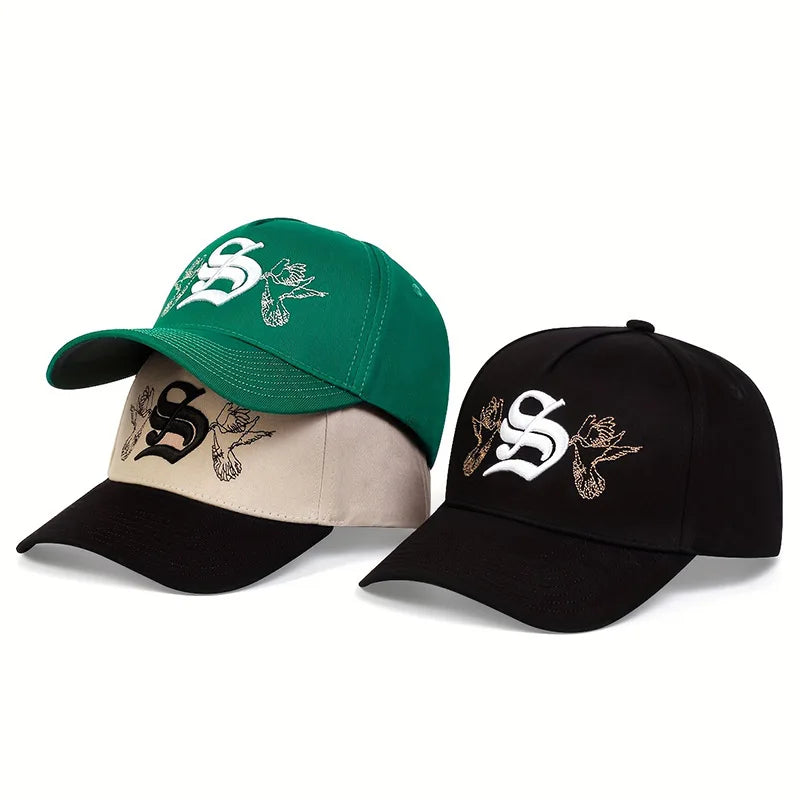 Fashion S Letter Embroidery Baseball Cap Cotton Snapback Hat Unisex Hip Hop Trucker Caps Men Women Outdoor sun Hats