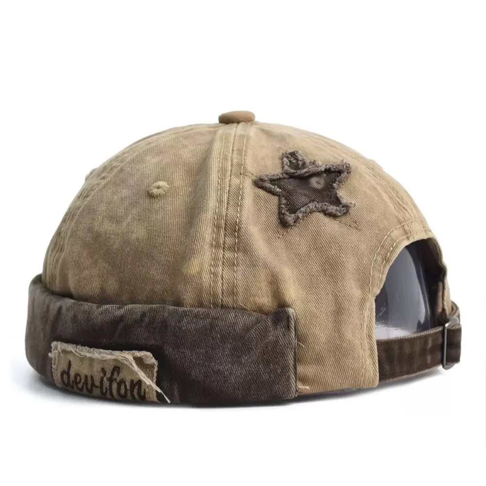 Casual Adjustable Washed Landlord Cap