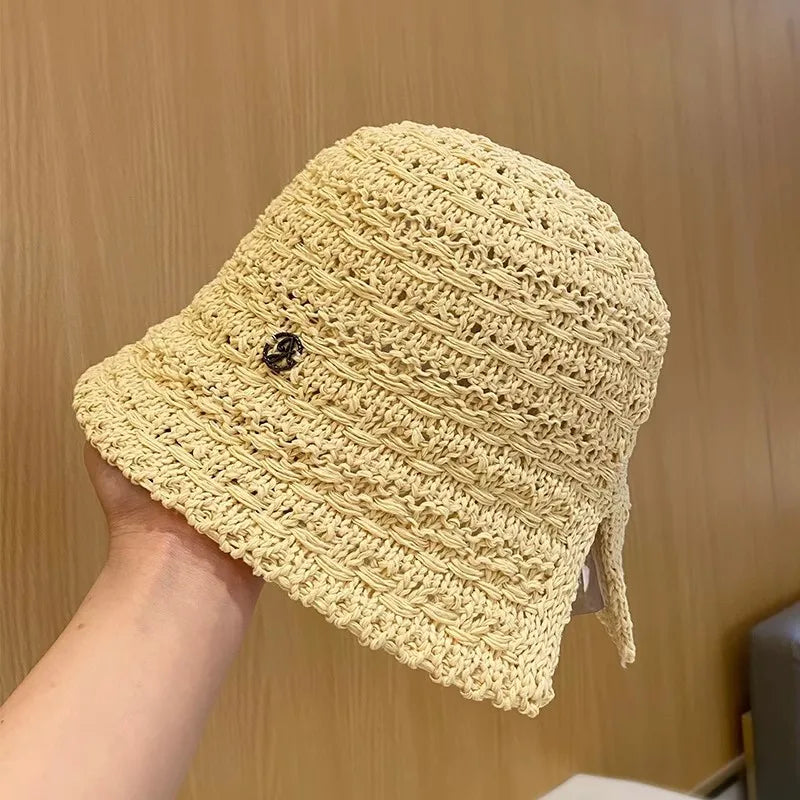 Summer Women's Sun Hat  Korean Fashion Bucket Hat