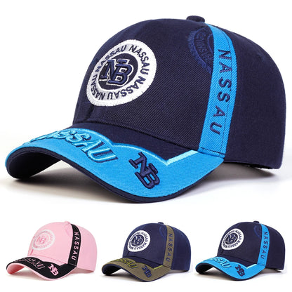 Unisex Letter Embroidery Baseball Caps Spring And Autumn