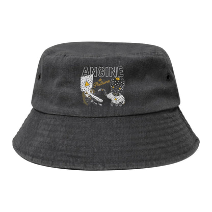 Men Women Distressed Denim Sun Hat  Bob Hat Fishing Cap Hiking