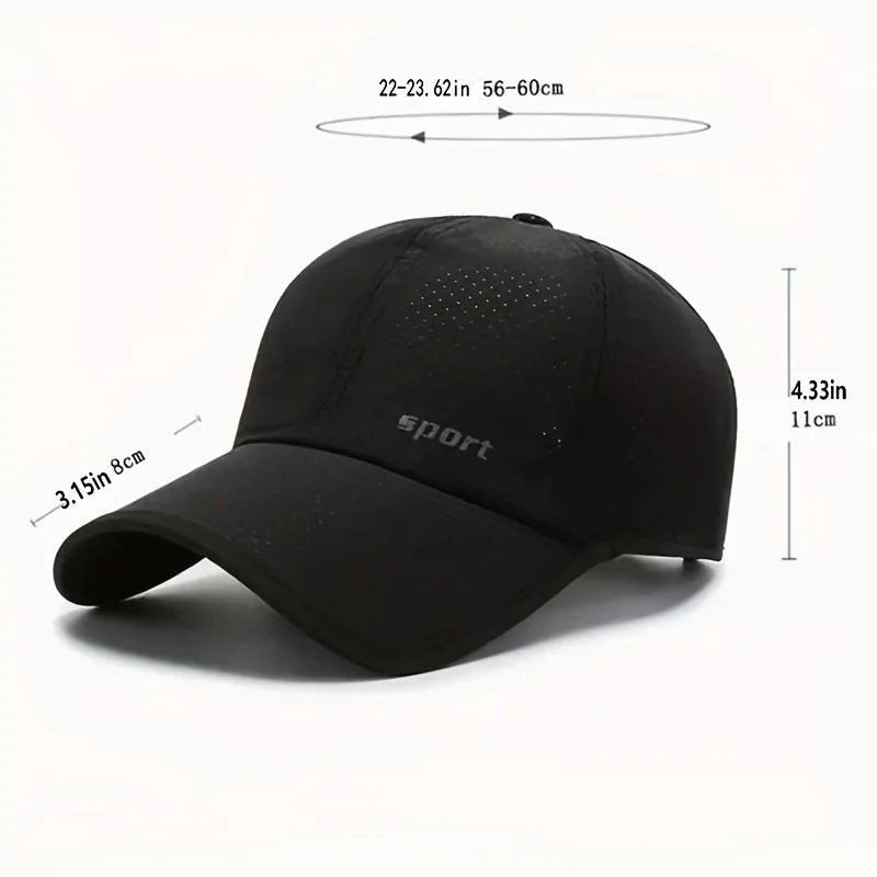 Baseball Cap For Outdoor Activities - Quick Drying, Breathable