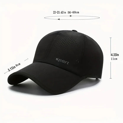 Baseball Cap For Outdoor Activities - Quick Drying, Breathable