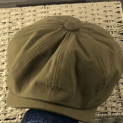 Cotton And Linen Octagonal Ivy Hat Women Fashion Berets Dad Flat Gatsby Driving Hat