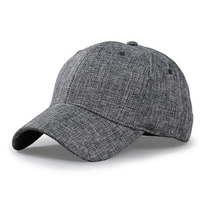 Summer Big Head 65cm Cotton Linen Baseball Caps