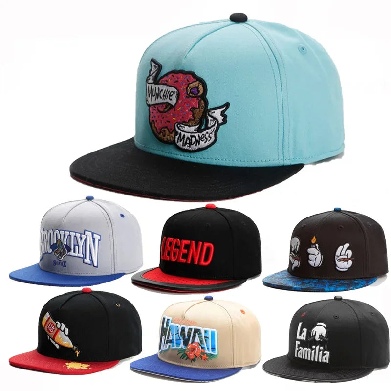 Cookie Embroidery Hiphop Cap Snapback Hat Baseball Caps