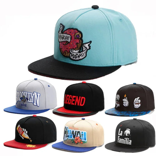 Cookie Embroidery Hiphop Cap Snapback Hat Baseball Caps