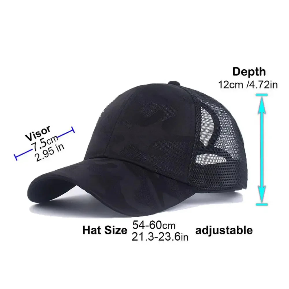 Summer Mesh Baseball Caps for Women Men