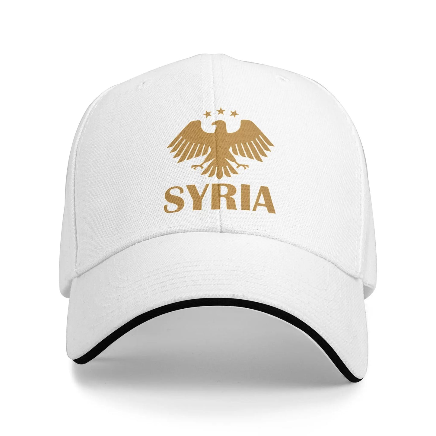 Syria Eagle Syrian Flag Logo Baseball Caps Hip Hop  Sandwich Caps Men Women